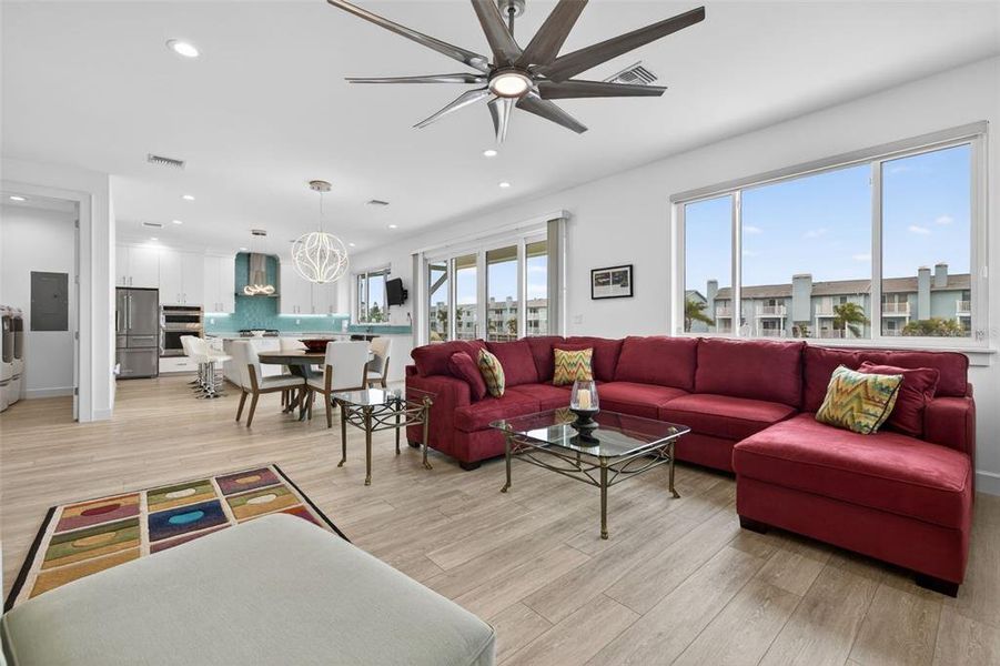 Furnished interior view inside a new home in , Indian Rocks Beach (Image 43).