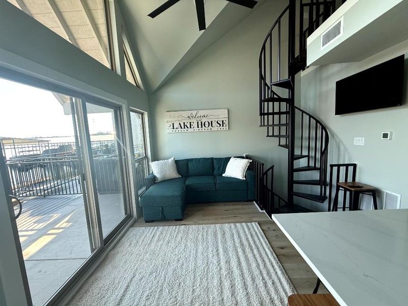 Furnished interior view inside a new home in , Strawn (Image 22).