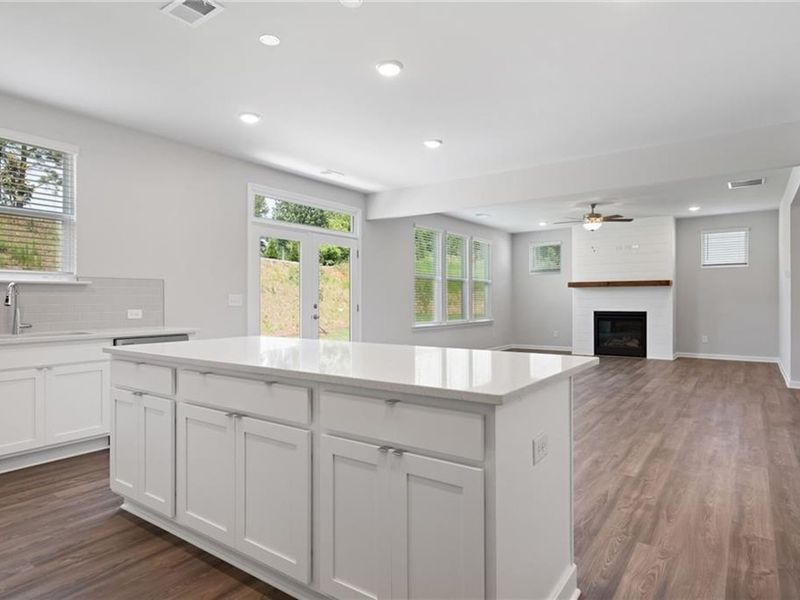 Furnished interior view inside a new home in Cedar Farms, Winder (Image 8). Furnished interior view inside a new home in Cedar Farms, Winder (Image 8).