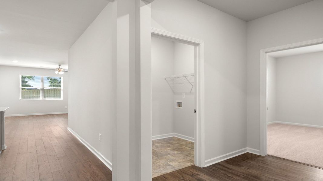 Spacious, unfurnished interior of a new home in Captain's Corner, Grovetown (Image 15). Spacious, unfurnished interior of a new home in Captain's Corner, Grovetown (Image 15).