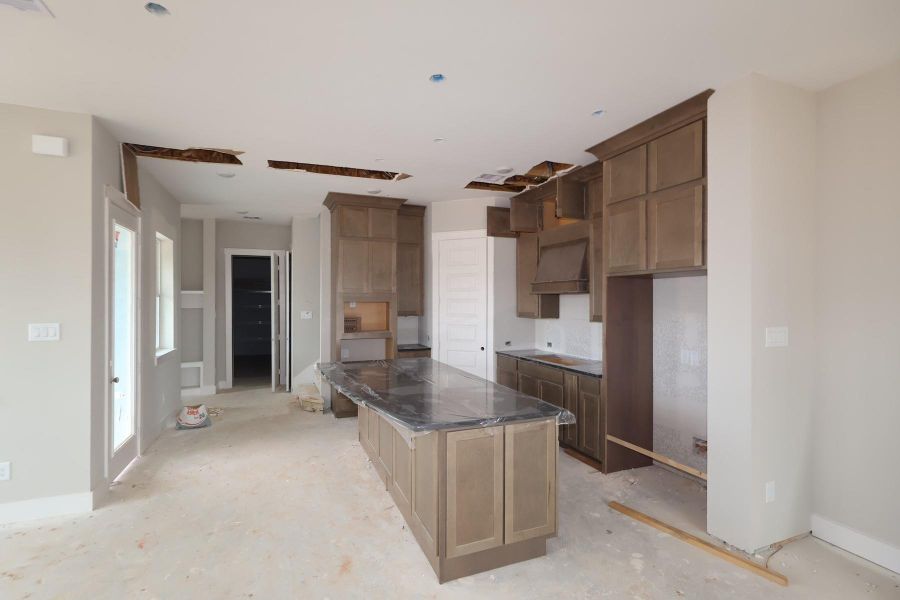 In-progress construction of a new home in Two Step Farm 35', Montgomery, TX (Image 13).