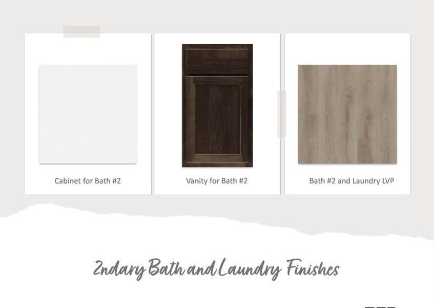Secondary Bath & Laundry Finishes