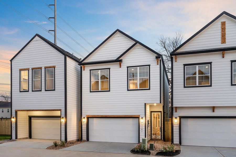 Front exterior of a new home in , Houston, TX, highlighting curb appeal (Image 23).