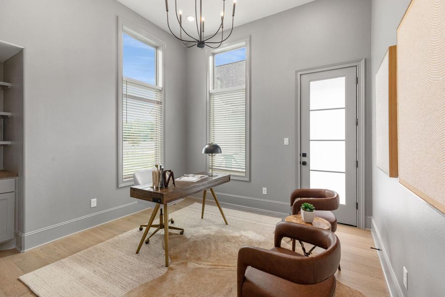 Furnished interior view inside a new home in , Bryan (Image 9).