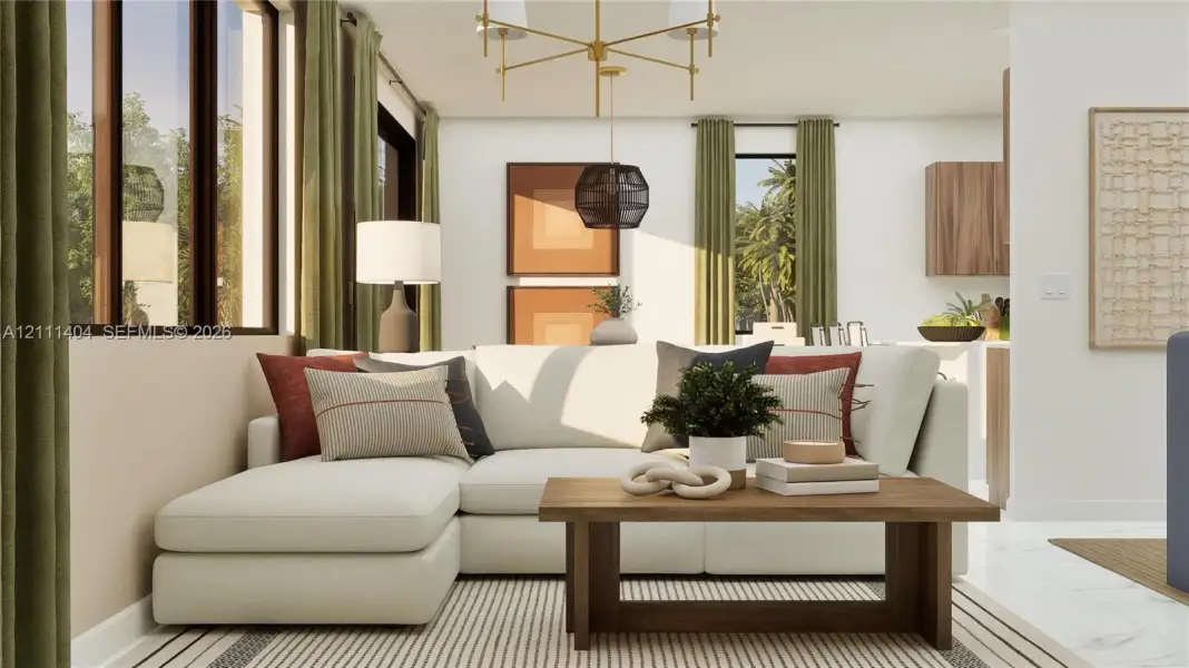 Furnished interior view inside a new home in Solterra, Sunrise (Image 11).