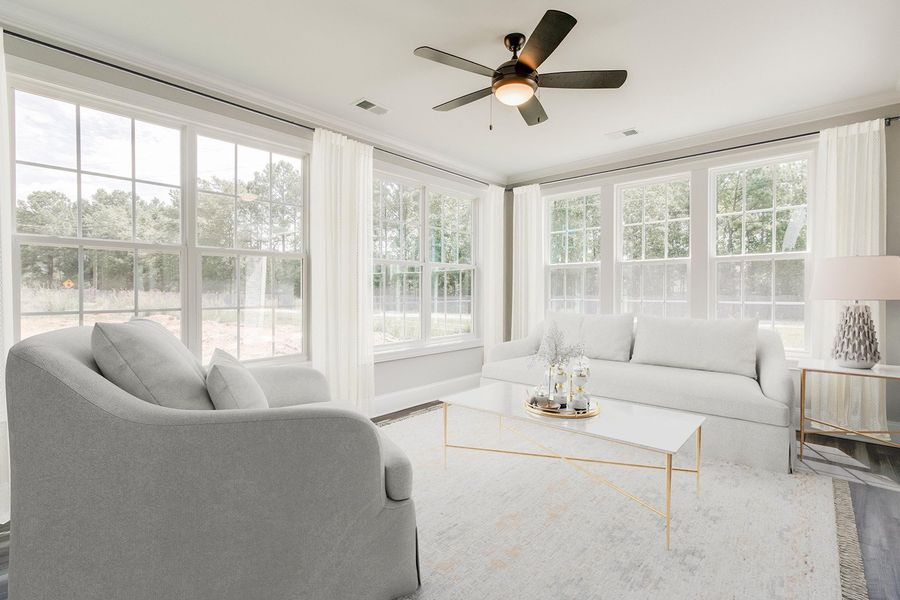 Representative furnished interior of a home built from the Campbell - Elite Collection by Mungo Homes in Walnut Grove, Easley (Image 10).