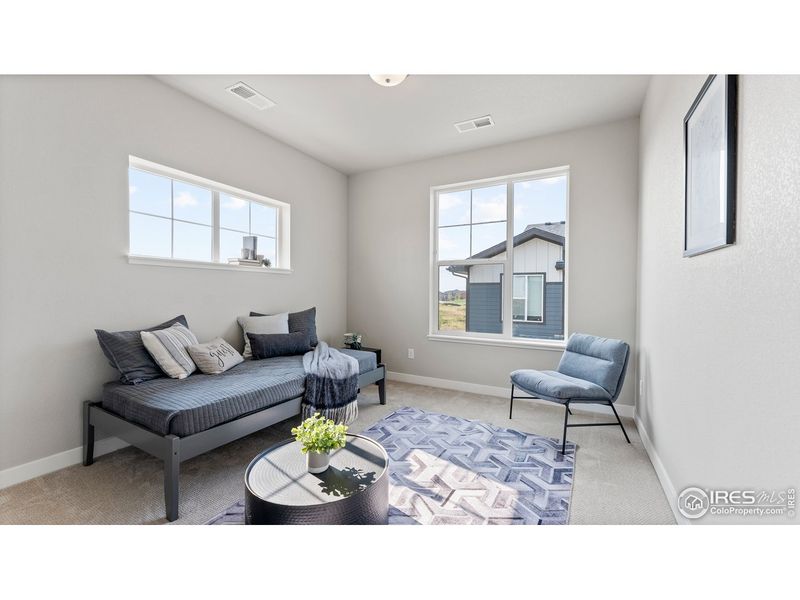 Furnished interior view inside a new home in Highlands at Fox Hill - Discovery, Longmont (Image 7).