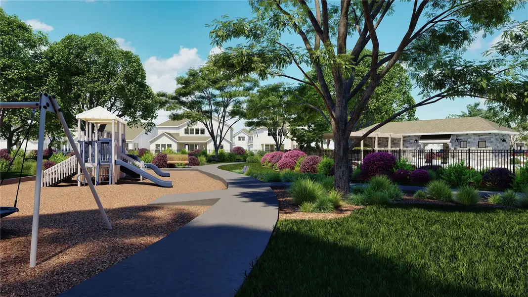 Community playground rendering- coming soon