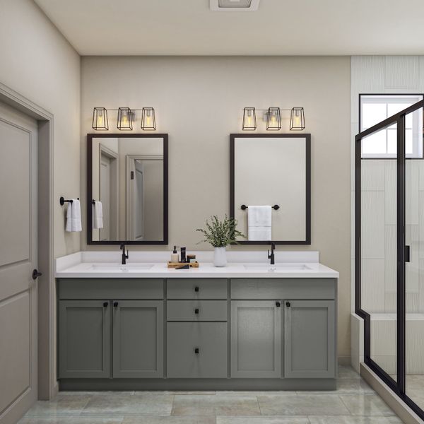 Representative furnished interior of a home built from the M by Tri Pointe Homes in Candelas Townhomes, Arvada (Image 21).