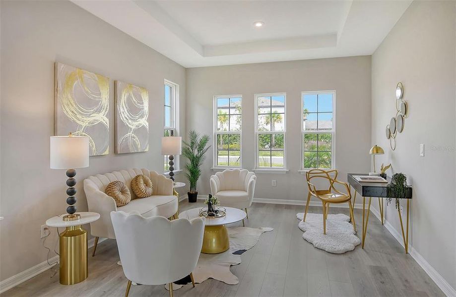 Furnished interior view inside a new home in , Nokomis (Image 43).