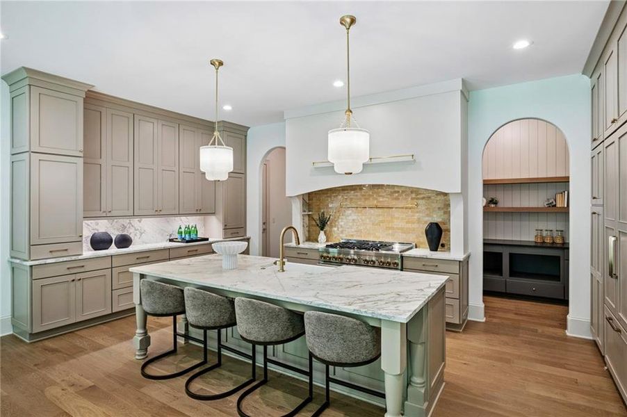 Furnished interior view inside a new home in , Atlanta (Image 8).