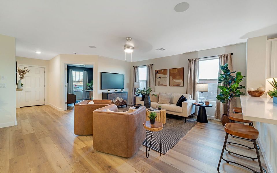 Furnished interior view inside a new home in Bay Creek, Baytown (Image 7).