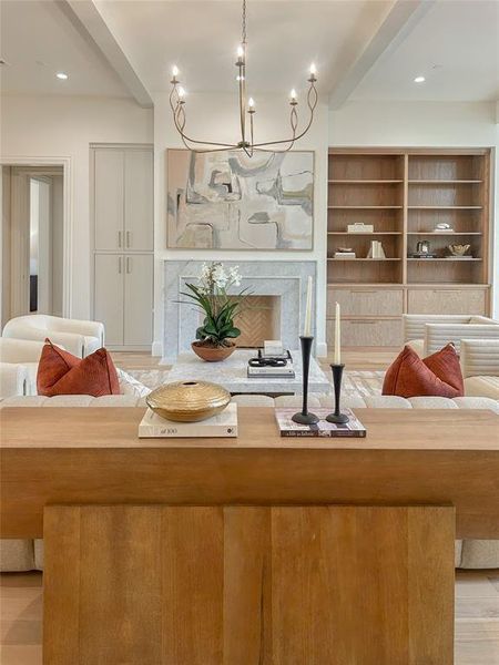 Furnished interior view inside a new home in , Colleyville (Image 17).