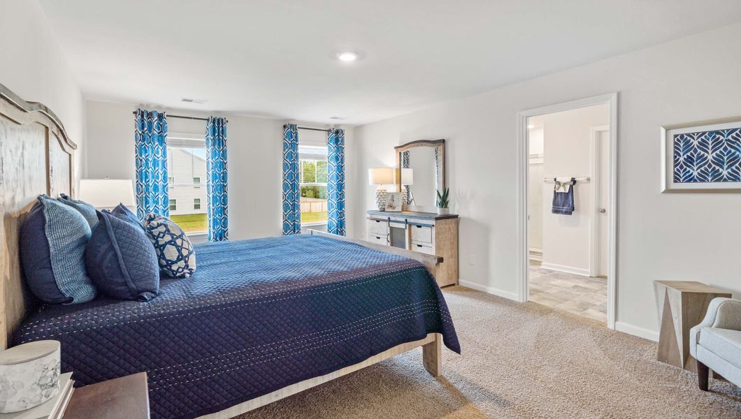 Representative furnished interior of a home built from the Hayden by D.R. Horton in Lakestone, Woodruff (Image 22).