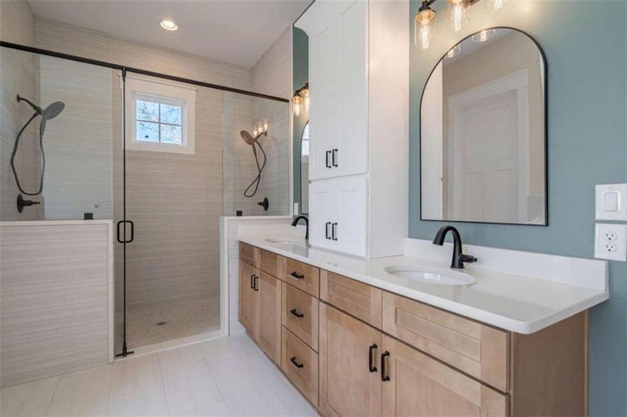 Furnished interior view inside a new home in , Monroe (Image 14).