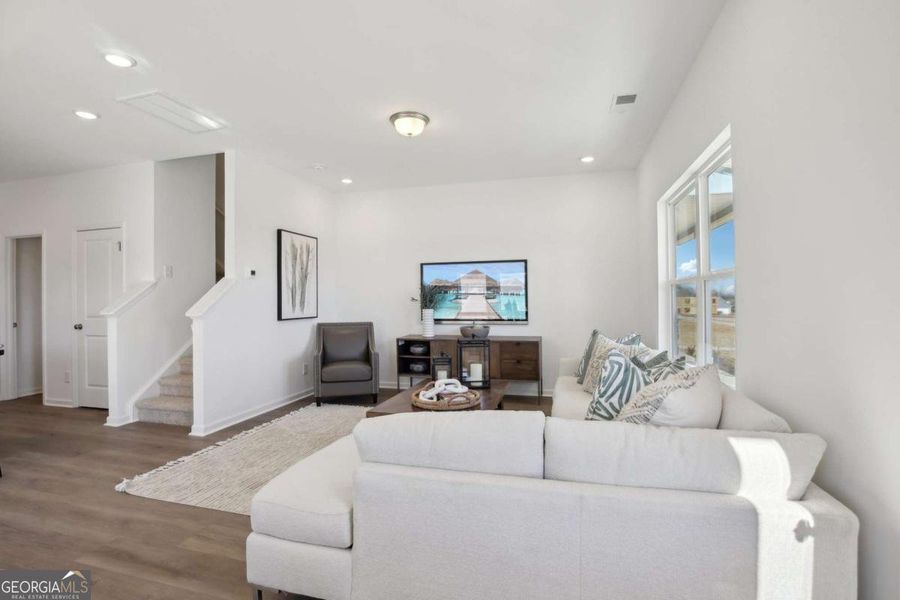 Furnished interior view inside a new home in Crescent Towns, Riverdale (Image 6).