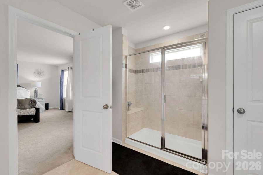 Furnished interior view inside a new home in Falls Cove at Lake Norman, Troutman (Image 25).