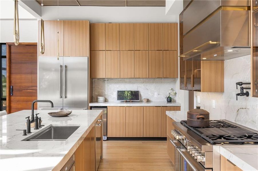 Furnished interior view inside a new home in , Marietta (Image 37).