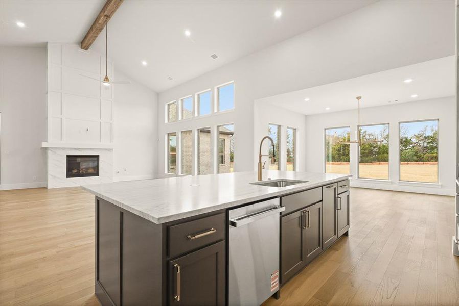 Furnished interior view inside a new home in Chapel View, Heath (Image 9).