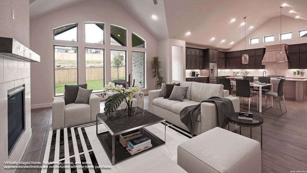 Furnished interior view inside a new home in Johnson Ranch, Bulverde (Image 16). Furnished interior view inside a new home in Johnson Ranch, Bulverde (Image 16).
