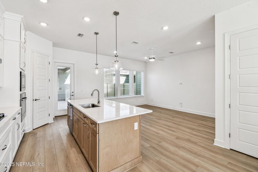 Furnished interior view inside a new home in Seven Pines 24' Rear Entry Townhomes, Jacksonville (Image 10).