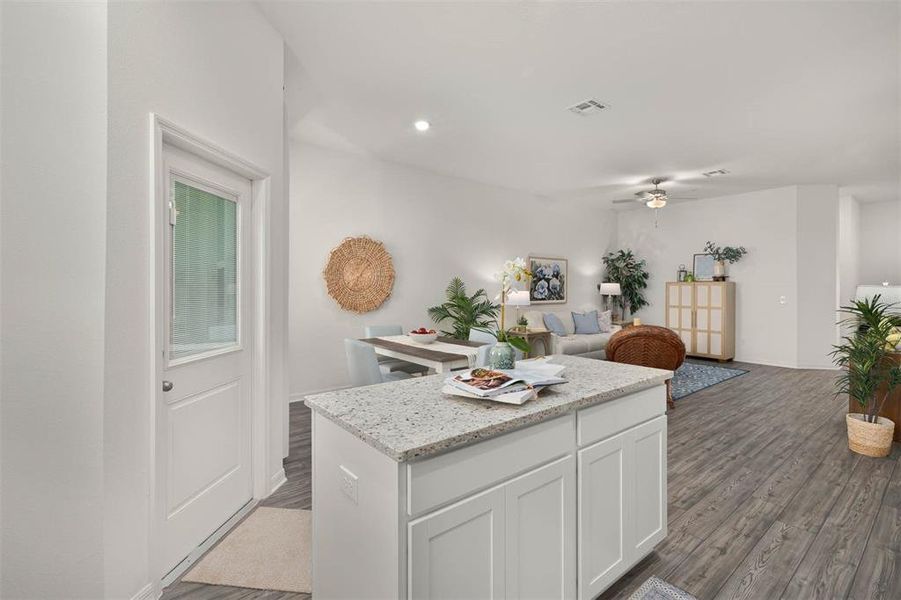 Furnished interior view inside a new home in Sol Vista, Dundee (Image 7).