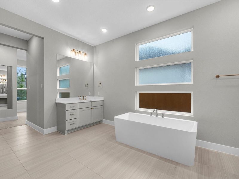 Furnished interior view inside a new home in Woodson’s Reserve, Spring (Image 9).