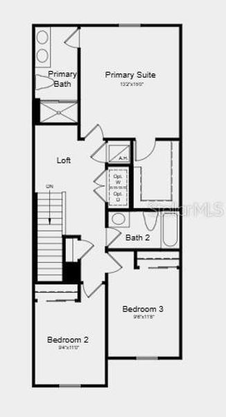 2D floor plan layout of this home in Southloch, Mount Dora, FL (Image 3). 2D floor plan layout of this home in Southloch, Mount Dora, FL (Image 3).