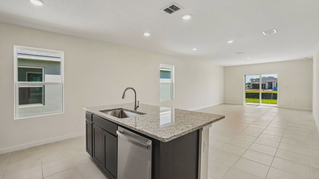 Furnished interior view inside a new home in Willowbrook North, Winter Haven (Image 17).