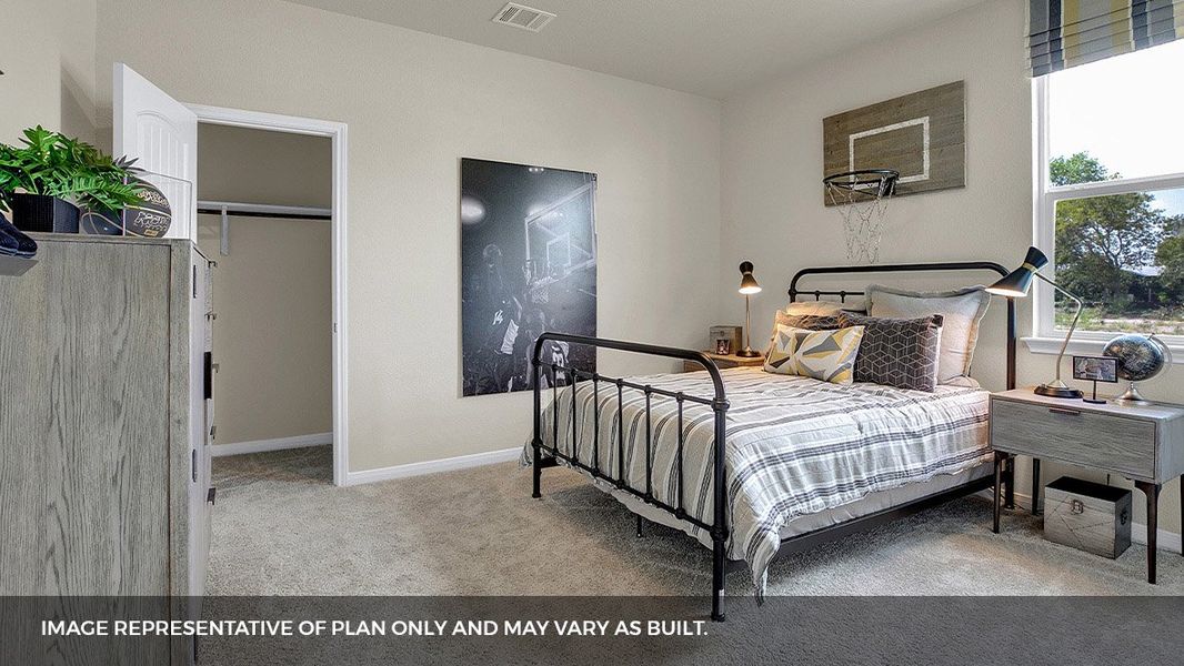Furnished interior view inside a new home in Southgrove, Kyle (Image 25).