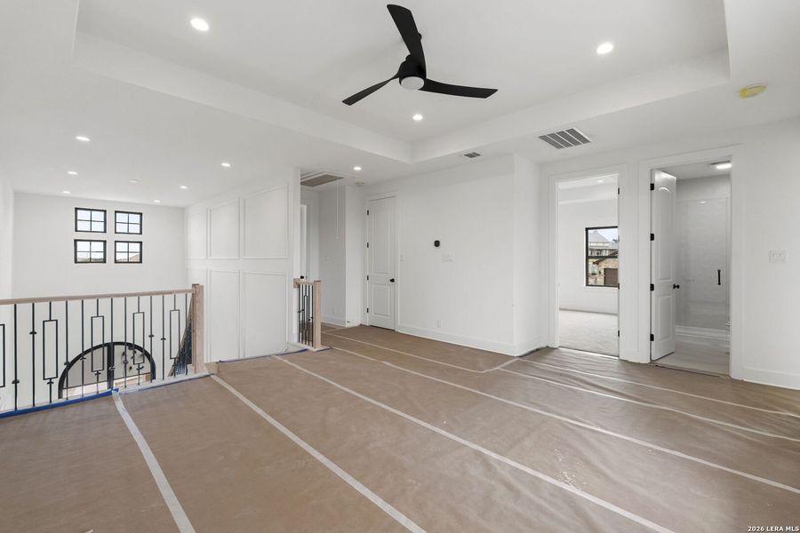 In-progress construction of a new home in , Boerne, TX (Image 33).