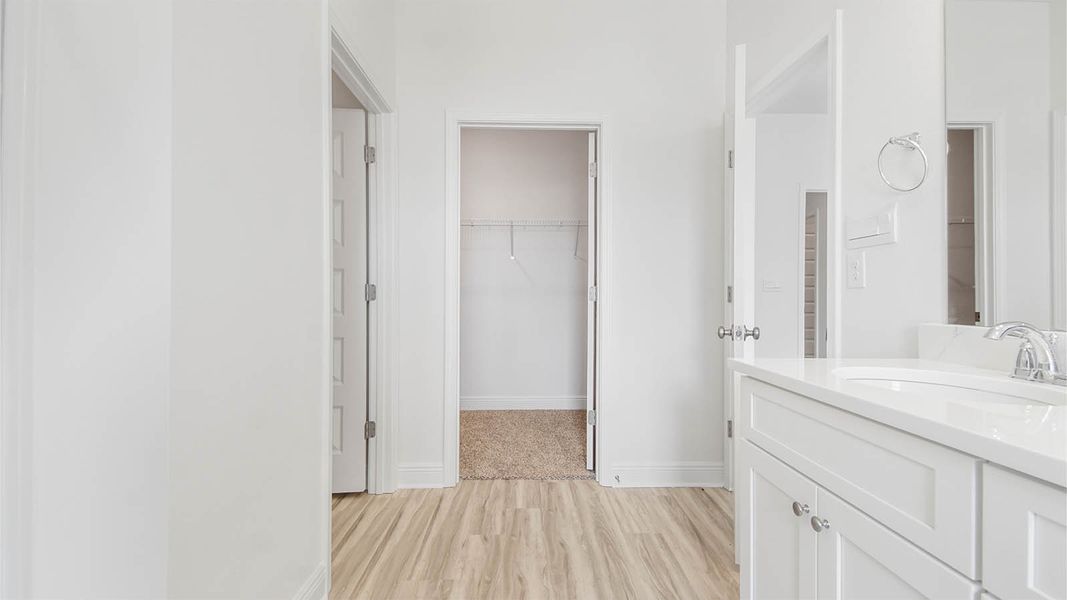 Representative unfurnished interior of a home built from the Carol by D.R. Horton in Bayside at Ward Creek, Panama City Beach (Image 38). Representative unfurnished interior of a home built from the Carol by D.R. Horton in Bayside at Ward Creek, Panama City Beach (Image 38).