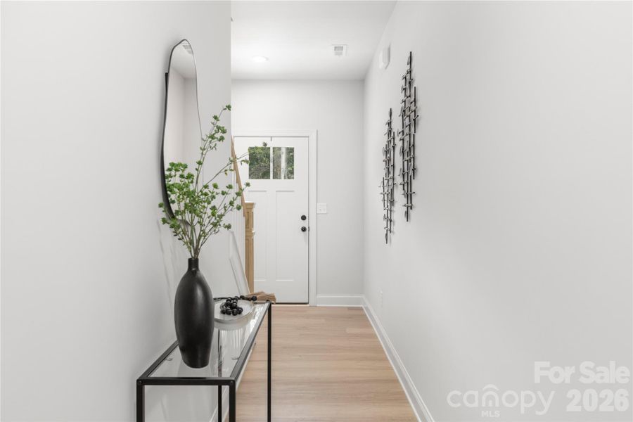 Furnished interior view inside a new home in , Charlotte (Image 8).