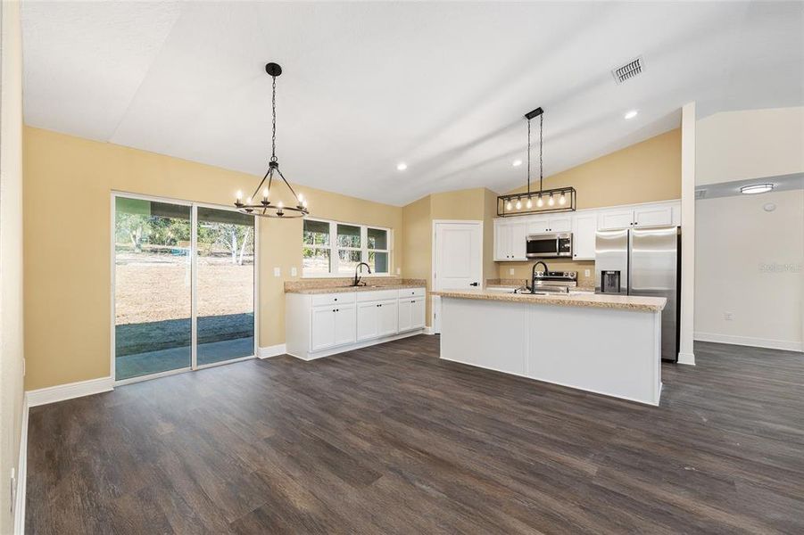 Furnished interior view inside a new home in , Dunnellon (Image 5).