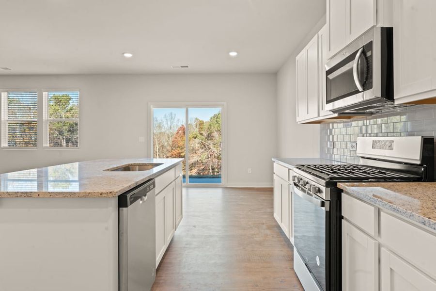 Representative furnished interior of a home built from the Mitchell by Century Communities in Belleview Manor, Fairburn (Image 3). Representative furnished interior of a home built from the Mitchell by Century Communities in Belleview Manor, Fairburn (Image 3).