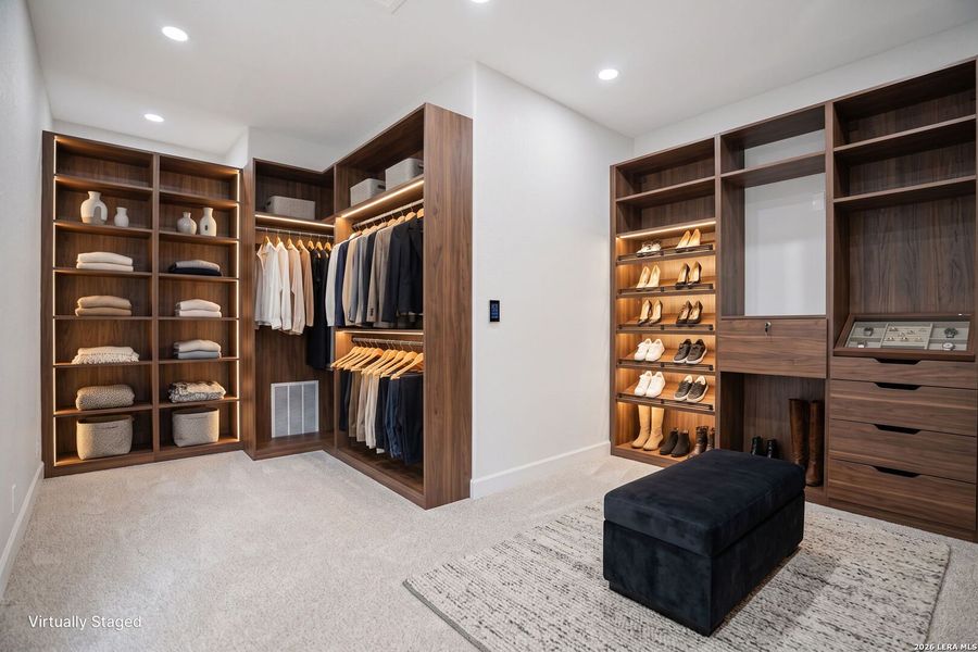 Furnished interior view inside a new home in , San Antonio (Image 35).