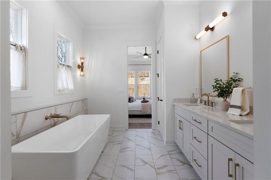 Furnished interior view inside a new home in , Waleska (Image 30).