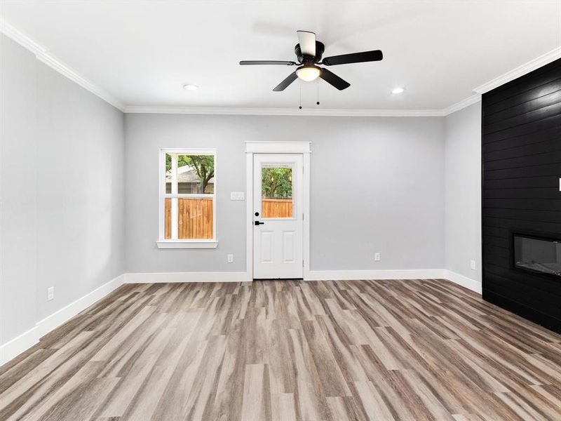 Spacious, unfurnished interior of a new home in , Fort Worth (Image 12). Spacious, unfurnished interior of a new home in , Fort Worth (Image 12).