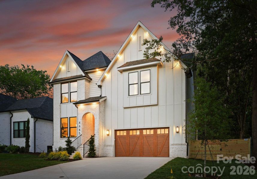 Front exterior of a new home in , Charlotte, NC, highlighting curb appeal (Image 24).
