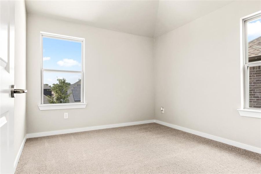 Empty room with carpet