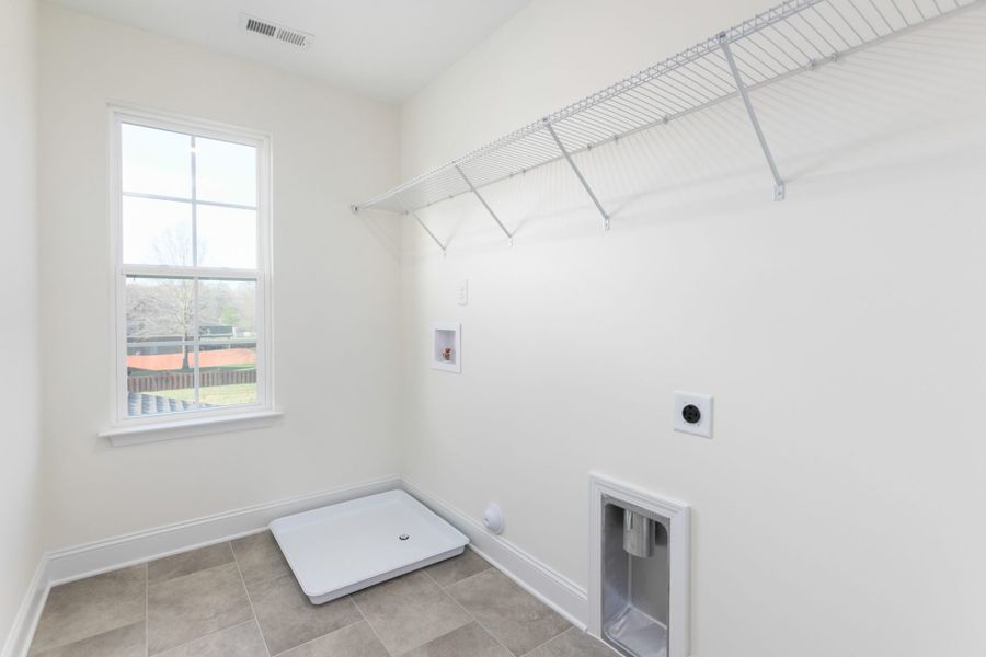 Representative unfurnished interior of a home built from the Kendall by Keystone Homes NC in Royal Pines, Trinity (Image 37).