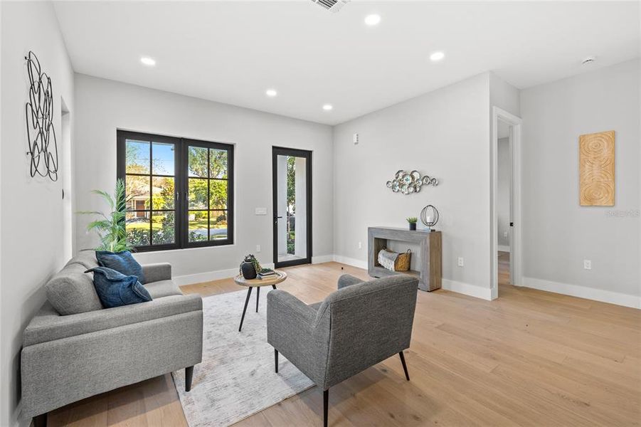 Furnished interior view inside a new home in , Orlando (Image 54). Furnished interior view inside a new home in , Orlando (Image 54).