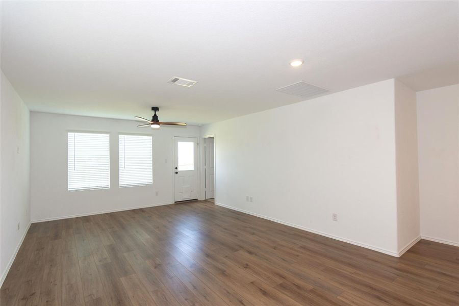 The Dining Room can easily accommodate a table for six.