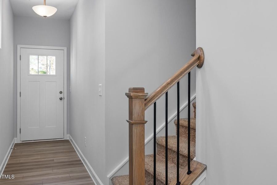 Spacious, unfurnished interior of a new home in Gregory Village Townhomes, Lillington (Image 11). Spacious, unfurnished interior of a new home in Gregory Village Townhomes, Lillington (Image 11).