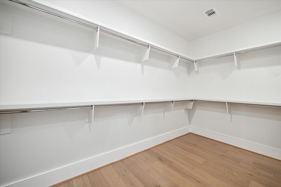 Walk-in closet.