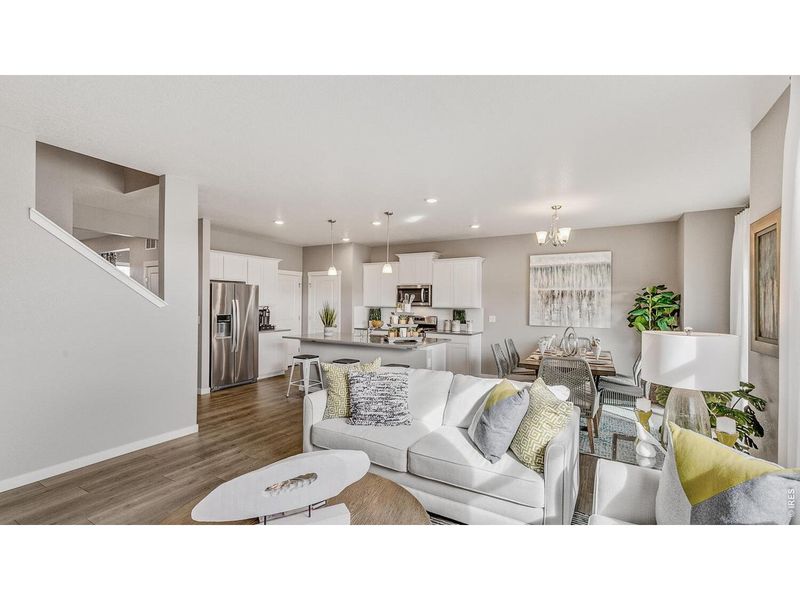 Furnished interior view inside a new home in Hansen Farm, Fort Collins (Image 4).
