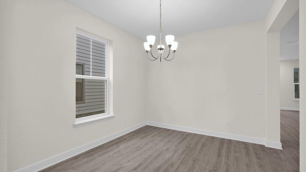 Representative unfurnished interior of a home built from the The Fanning by Providence Homes (Florida) in Reflections at Nocatee, Nocatee (Image 13).
