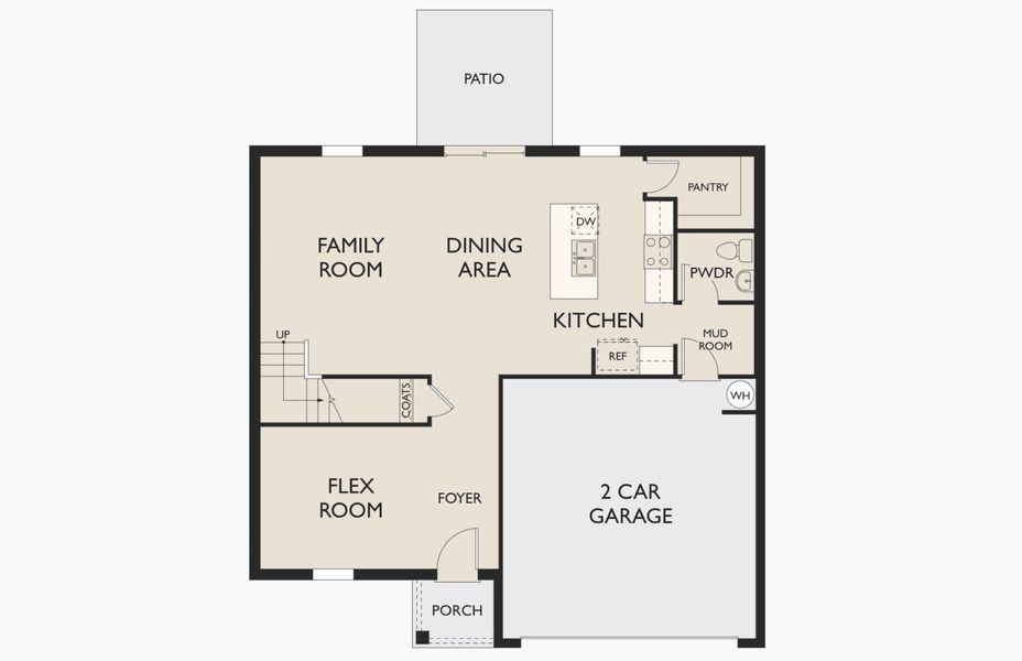 2D floor plan layout for the Beacon by Starlight Homes in Cattleman's Crossing, Fort Worth, TX (Image 3). 2D floor plan layout for the Beacon by Starlight Homes in Cattleman's Crossing, Fort Worth, TX (Image 3).
