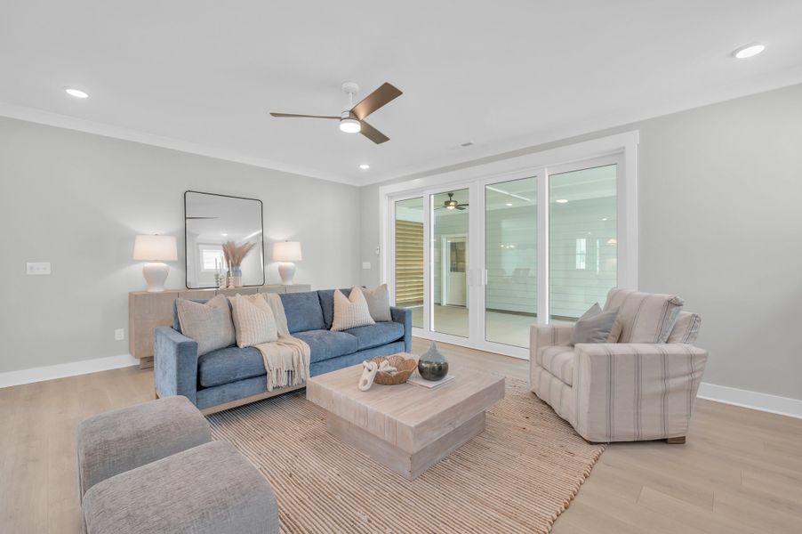 Representative furnished interior of a home built from the The Wisteria by RobuckHomes in East & Mason, Wilmington (Image 47).