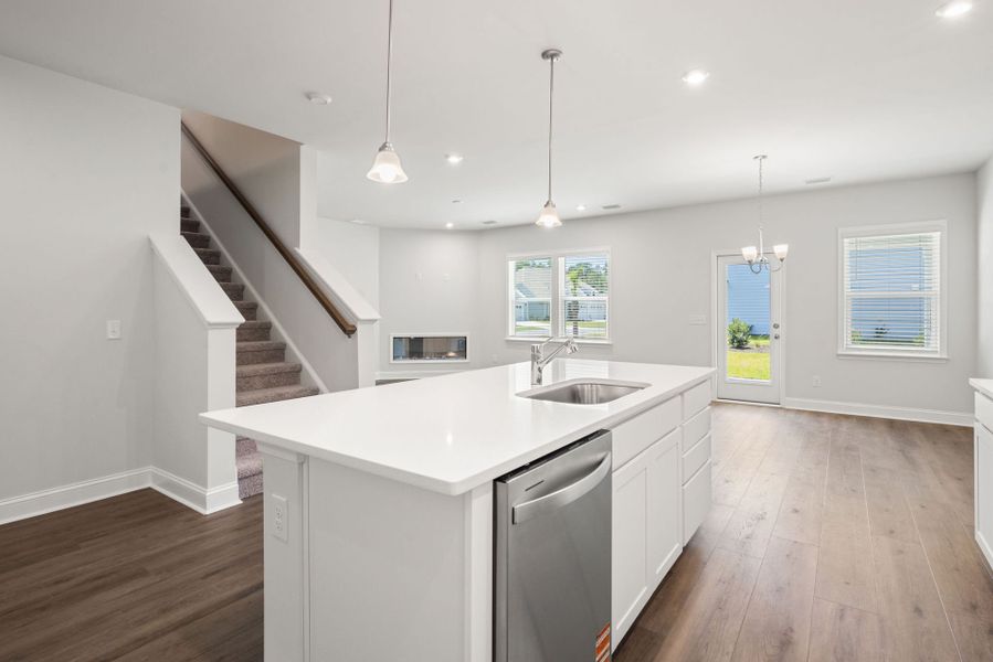 Furnished interior view inside a new home in Waterways, Richmond Hill (Image 7).